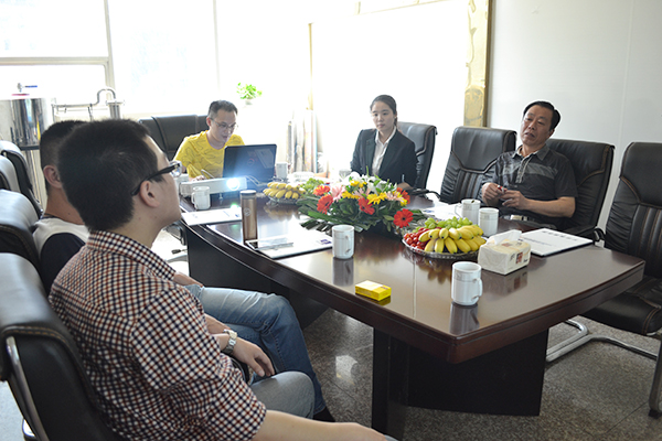 山东黄河集团就公司供水技术前来考察参观